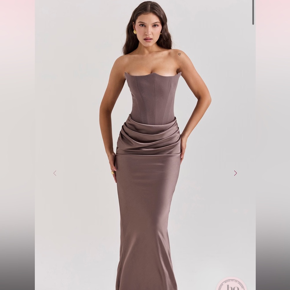 House of CB Persephone dress in Smoke (M+)
